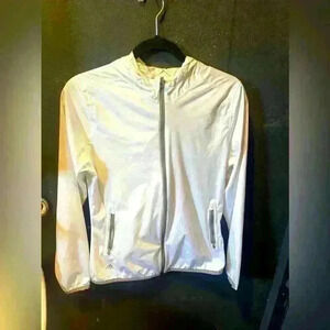 Women’s Adidas Climastorm White Small Athletic Jacket